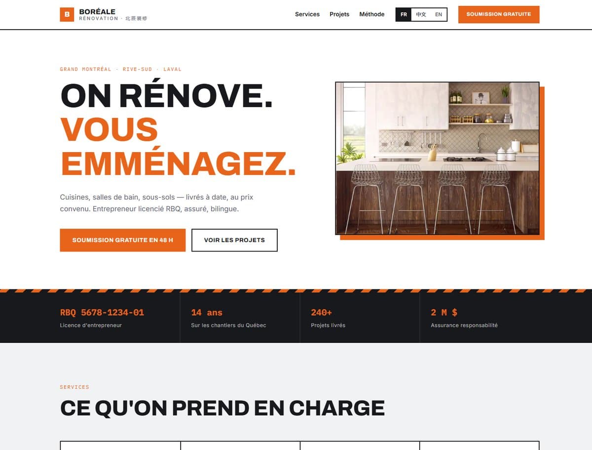 Rénovation Boréale